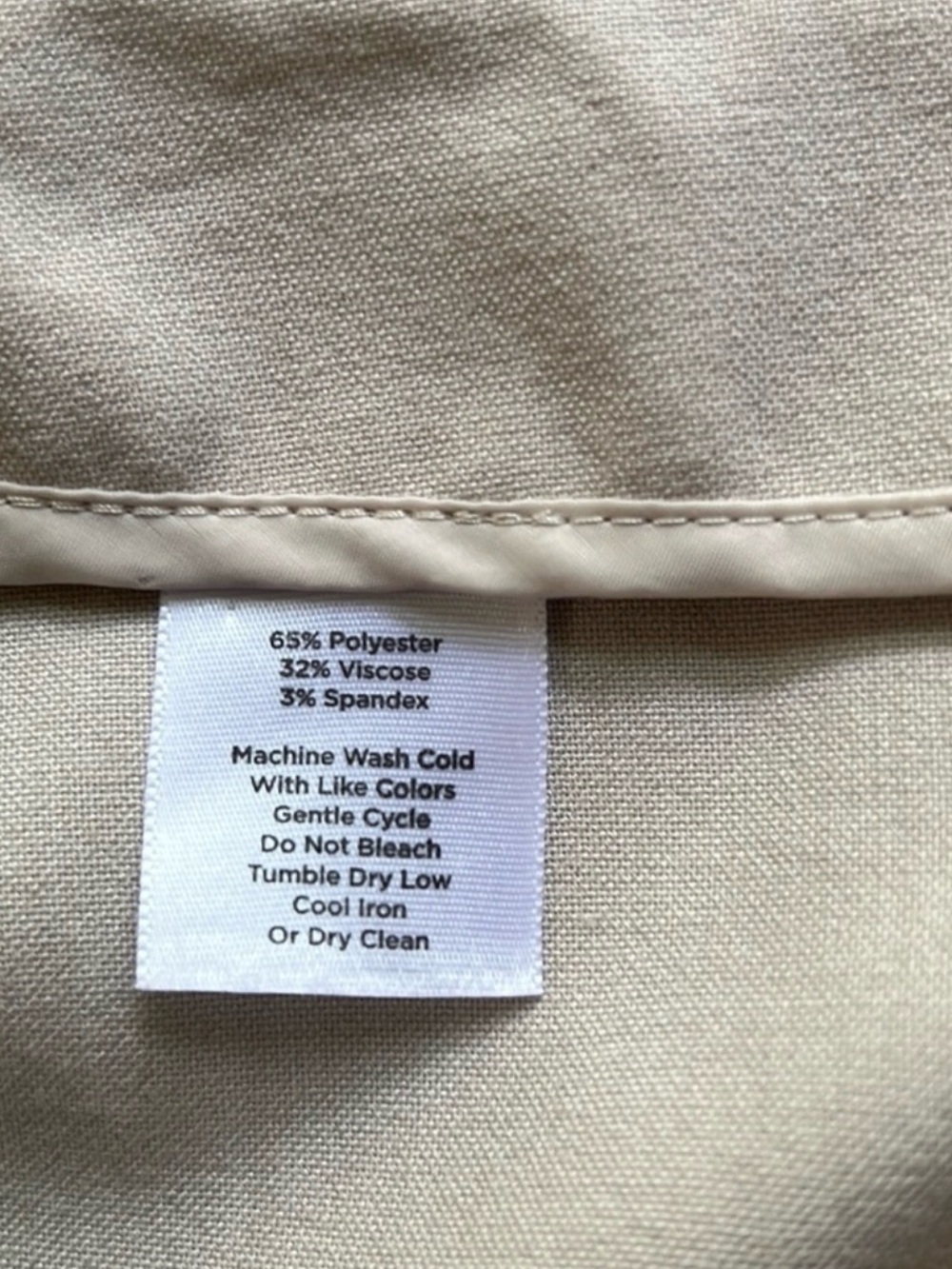 Talbots Tan Classic Side Zip Slim Dress Pants 4P - Picture 4 of 7